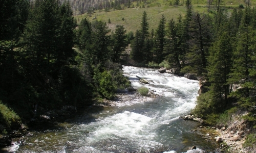 Boulder River Montana Waterfall