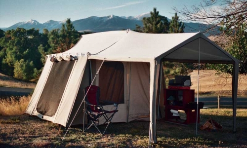 Glamping Camping Montana Yellowstone River