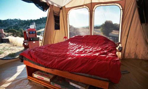 Glamping near Livingston Montana