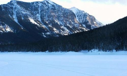 Hyalite Reservoir Bozeman Montana Winter