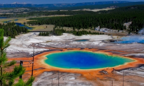 Yellowstone National Park Hot Spring