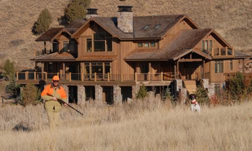 Hunting at Grey Cliffs Ranch in Bozeman Montana