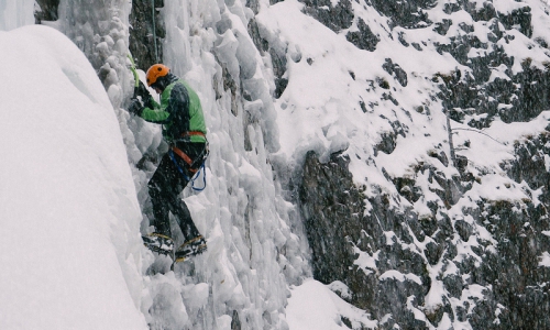 Ice Climbing Bozeman