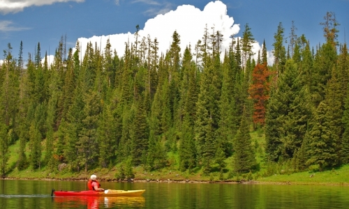 Kayak Canoe Canoeing Kayaking Hyalite Reservoir Bozeman Montana
