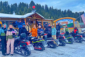 DIY Auto-Guided Tour & Bozeman Snowmobile Rentals