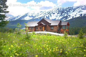 Bridger Vista | Log Lodge Rental Home, sleeps 10