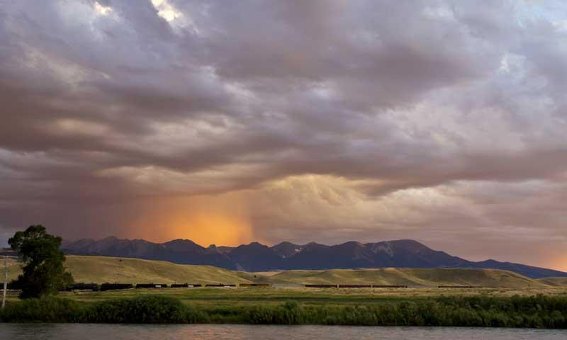 The Madison River near Three Forks Montana