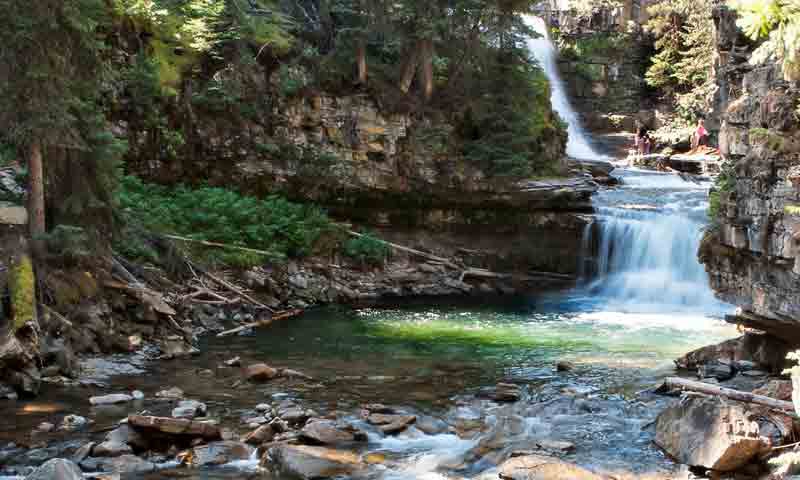 Ousel Falls in Big Sky Montana