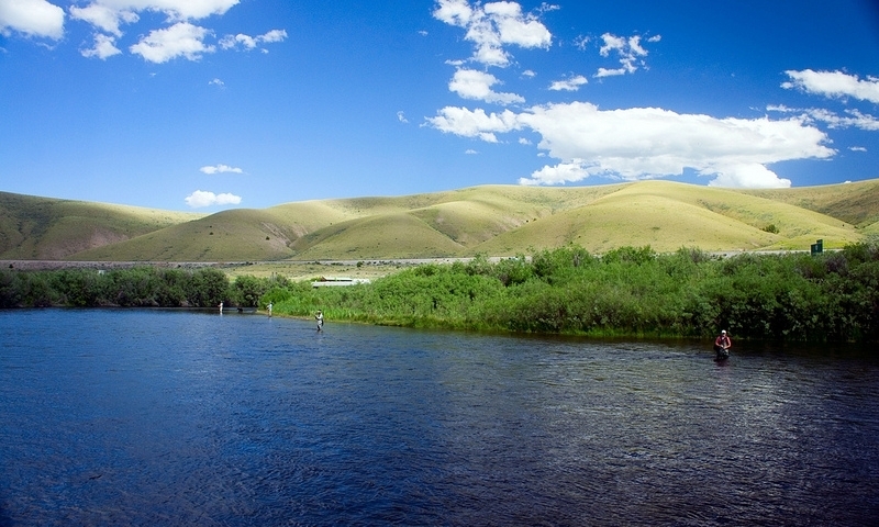 Buffalo Bend along the Beaverhead River near Bozeman Montana